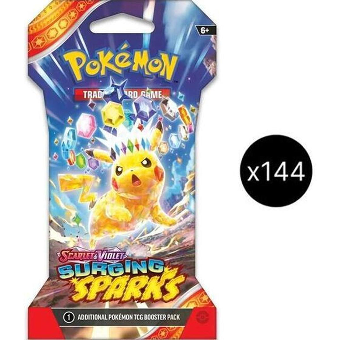 Surging Sparks Sleeved Booster Pack Case