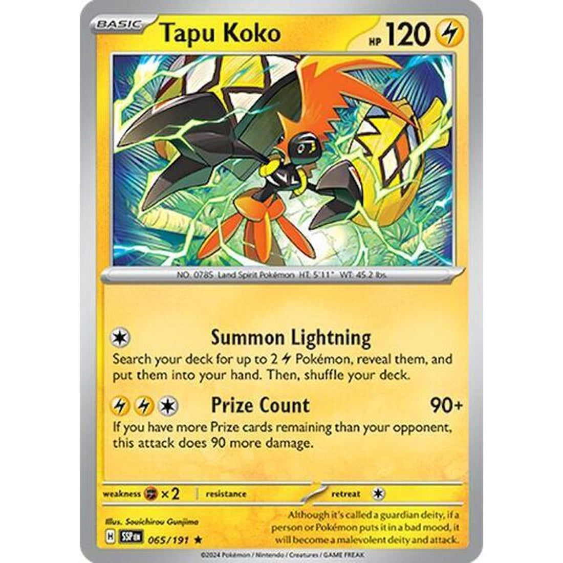 Tapu Koko - 065/191 (Non-Holo)