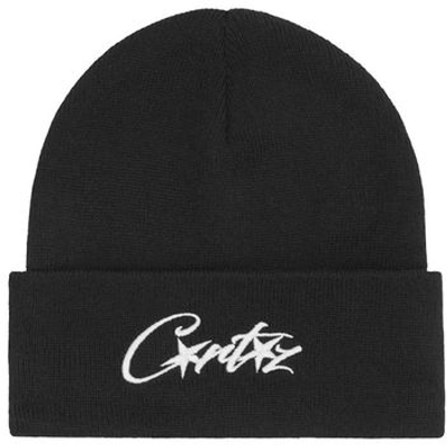 Corteiz Folded Beanie Black