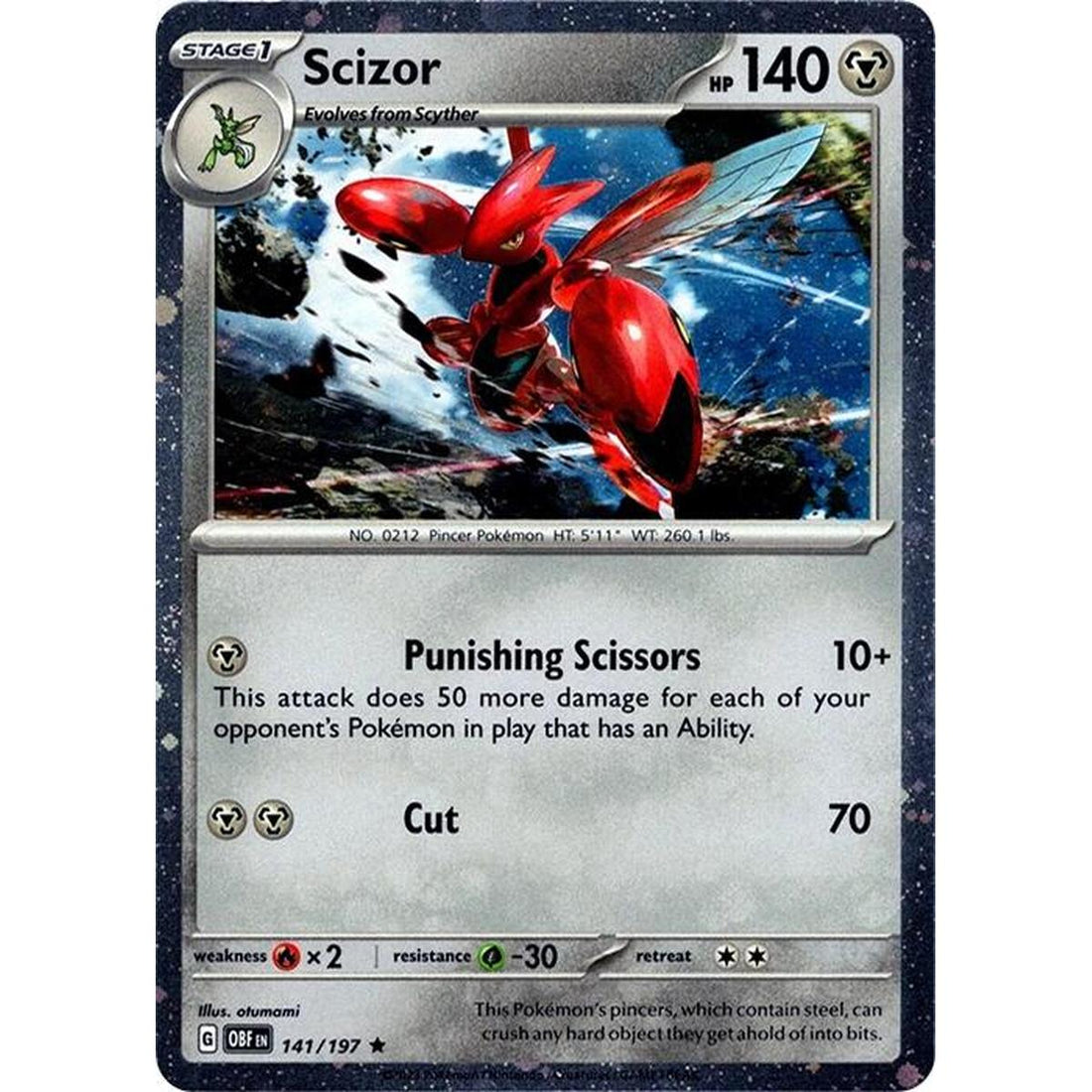 Scizor - 141/197 (Cosmos Holo)