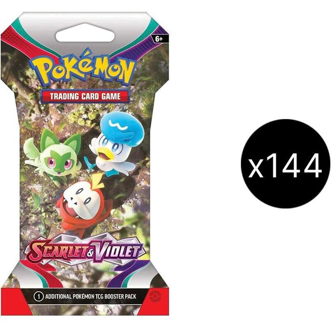 Scarlet & Violet Sleeved Booster Case