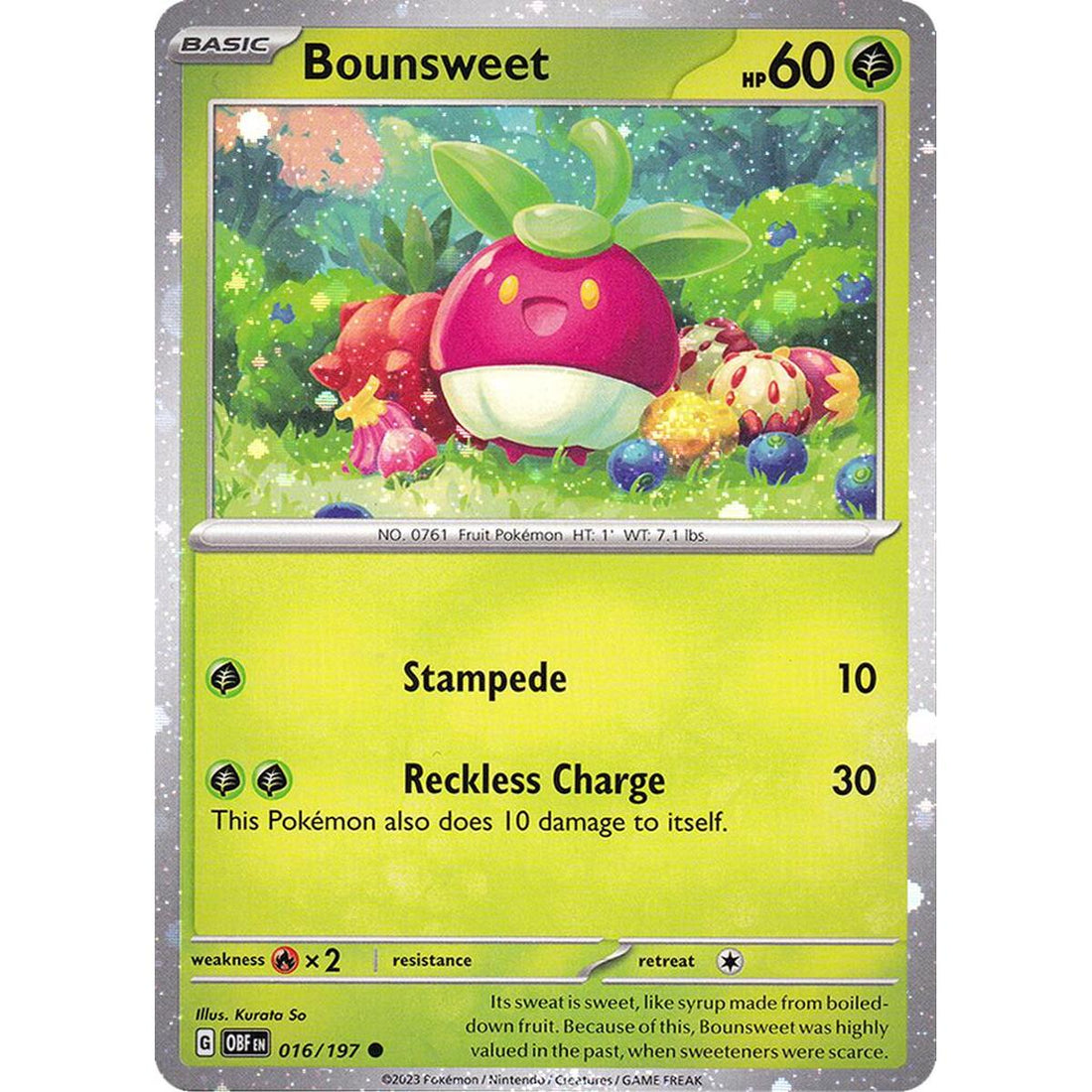 Bounsweet - 016/197 (Cosmos Holo)