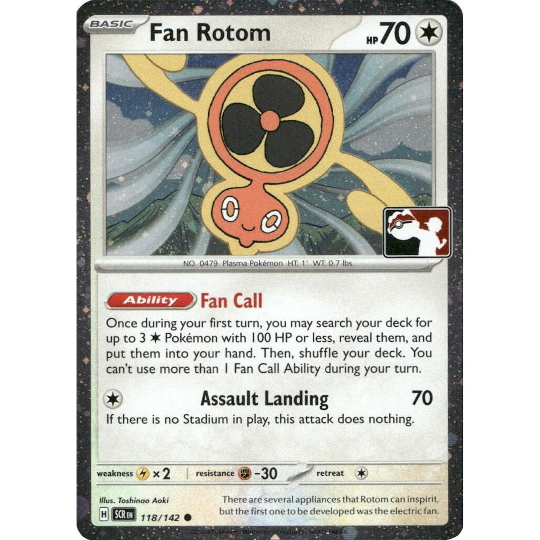 Fan Rotom - 118/142 (Cosmos Holo)