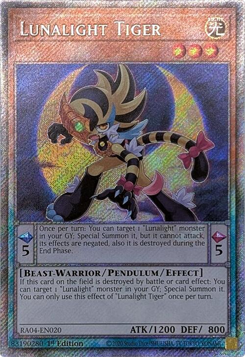 Lunalight Tiger (Platinum Secret Rare)