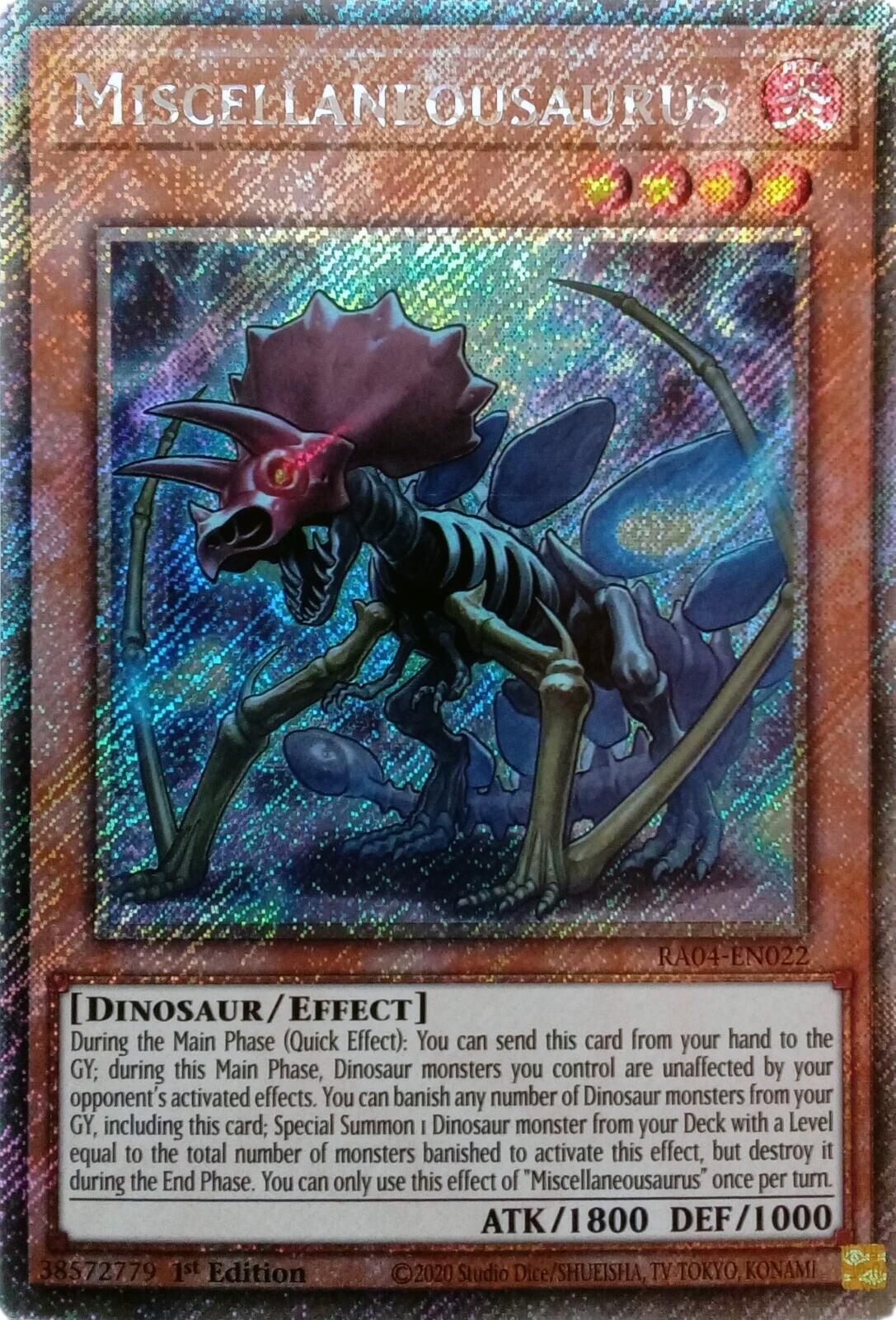Miscellaneousaurus (Platinum Secret Rare)