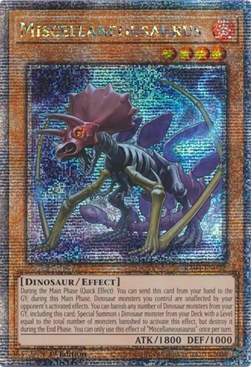 Miscellaneousaurus (Quarter Century Secret Rare)