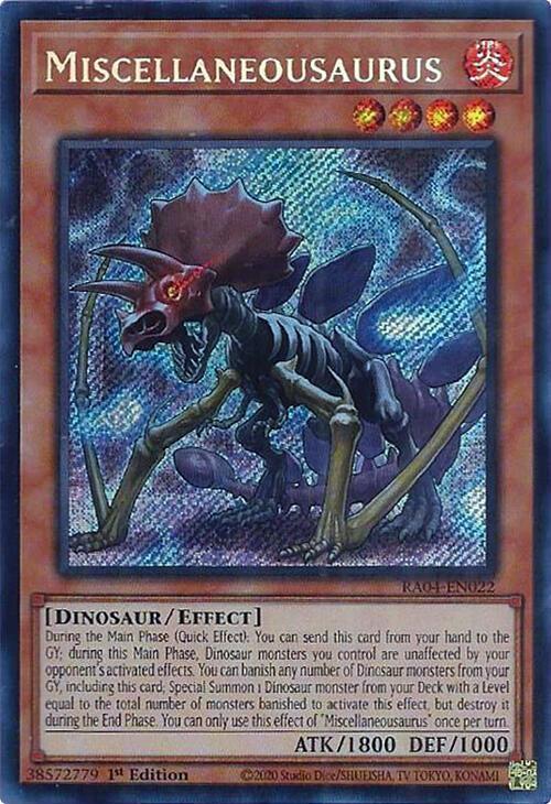 Miscellaneousaurus (Secret Rare)