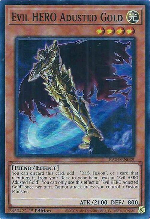 Evil HERO Adusted Gold