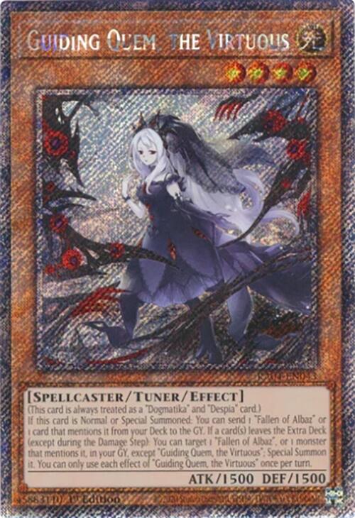 Guiding Quem, the Virtuous (Platinum Secret Rare)