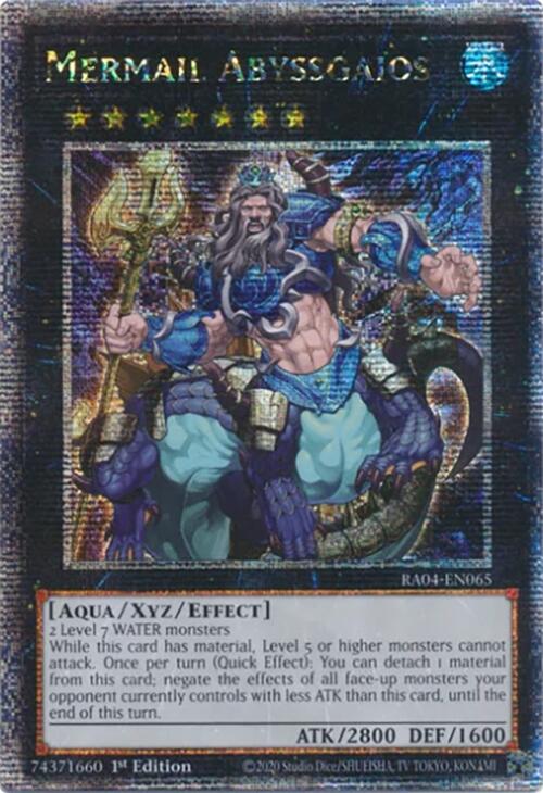 Mermail Abyssgaios (Quarter Century Secret Rare)