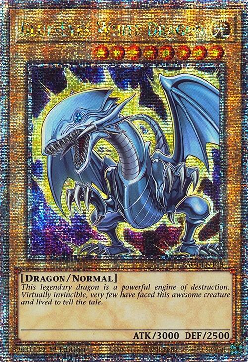 Blue-Eyes White Dragon (7th Art) (Quarter Century Secret Rare)
