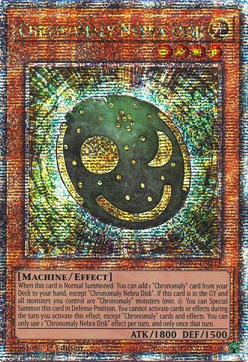 Chronomaly Nebra Disk (Quarter Century Secret Rare)