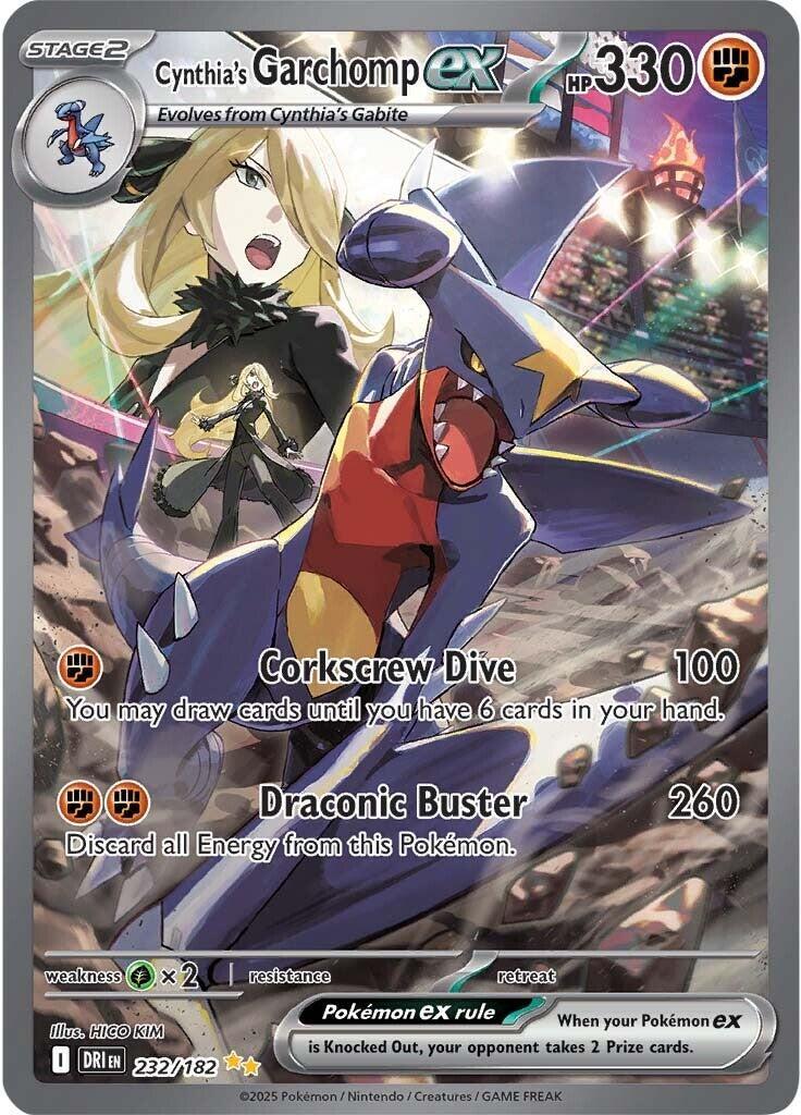 Cynthia's Garchomp ex - 232/182