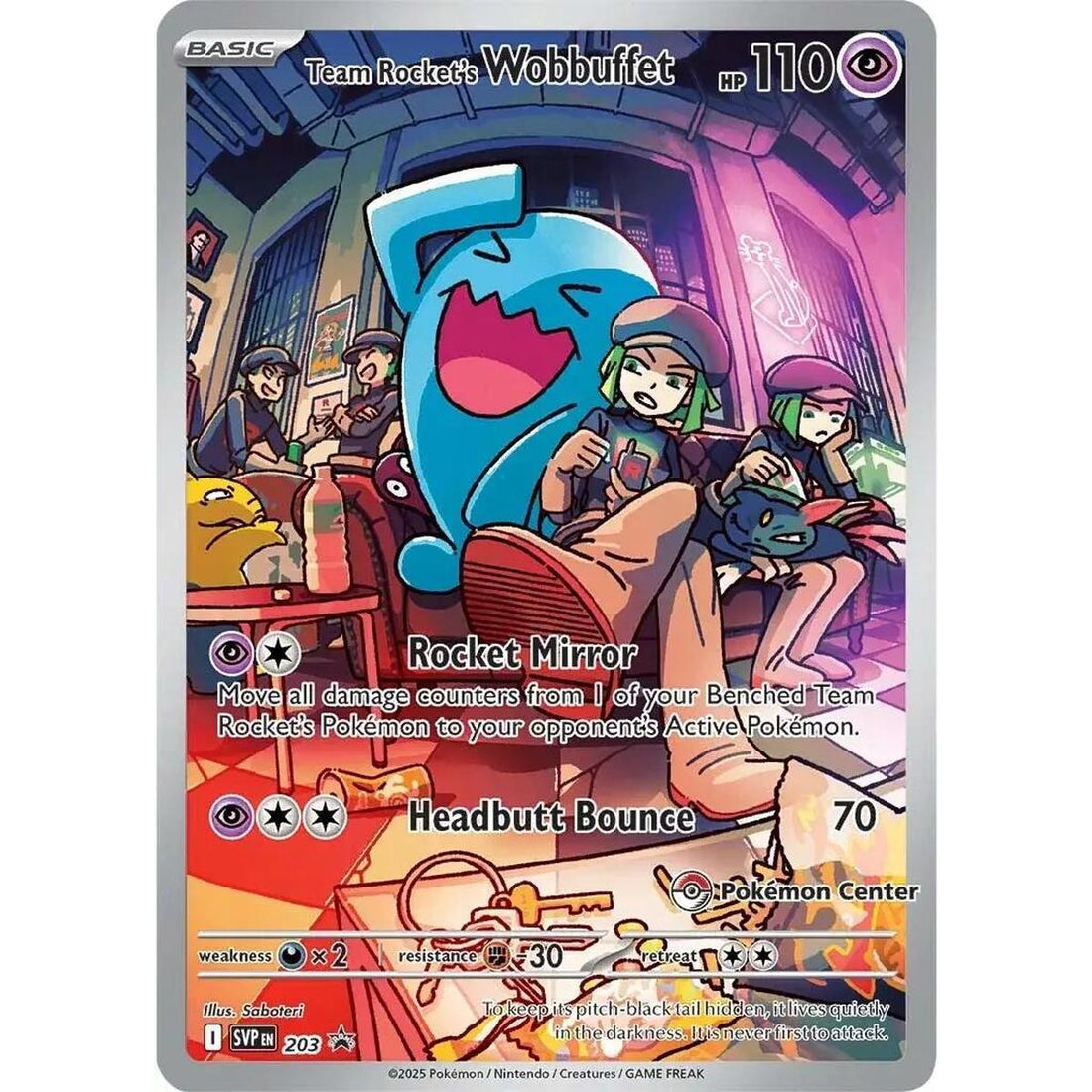 Team Rocket's Wobbuffet (Pokemon Center Exclusive)