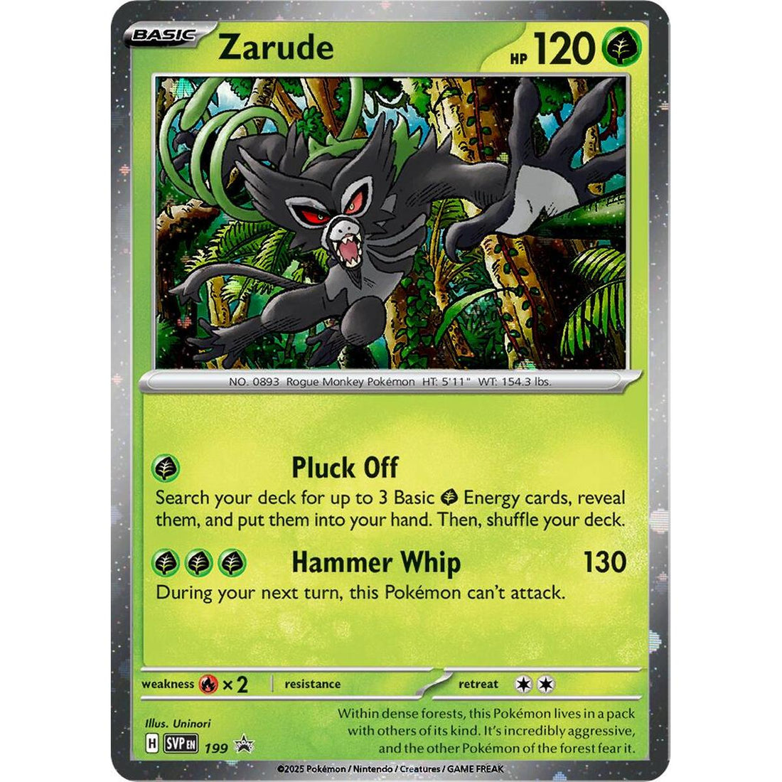Zarude - 199 (Cosmos Holo)