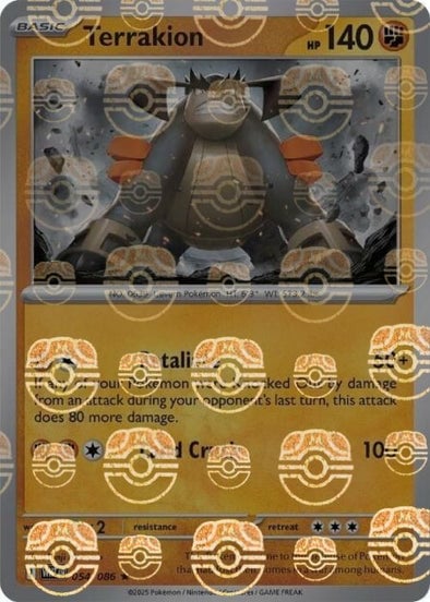 Terrakion (Master Ball Pattern)