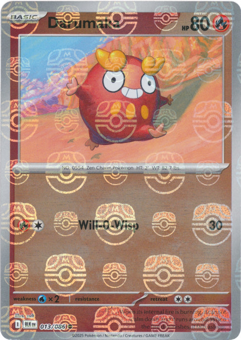 Darumaka (Master Ball Pattern)