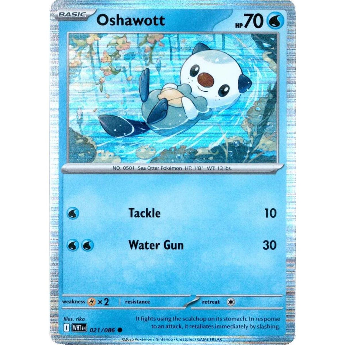Oshawott - 021/086 (Unova Poster Collection)