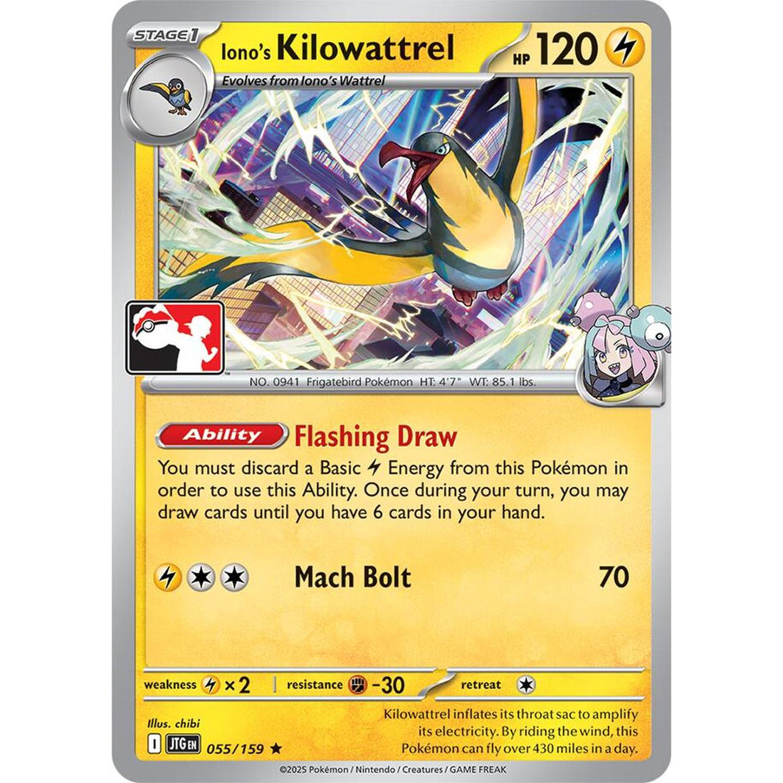 Iono's Kilowattrel - 055/159
