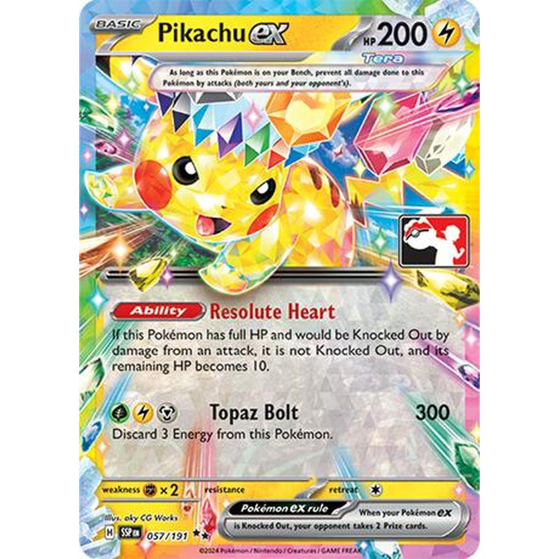 Pikachu ex - 057/191