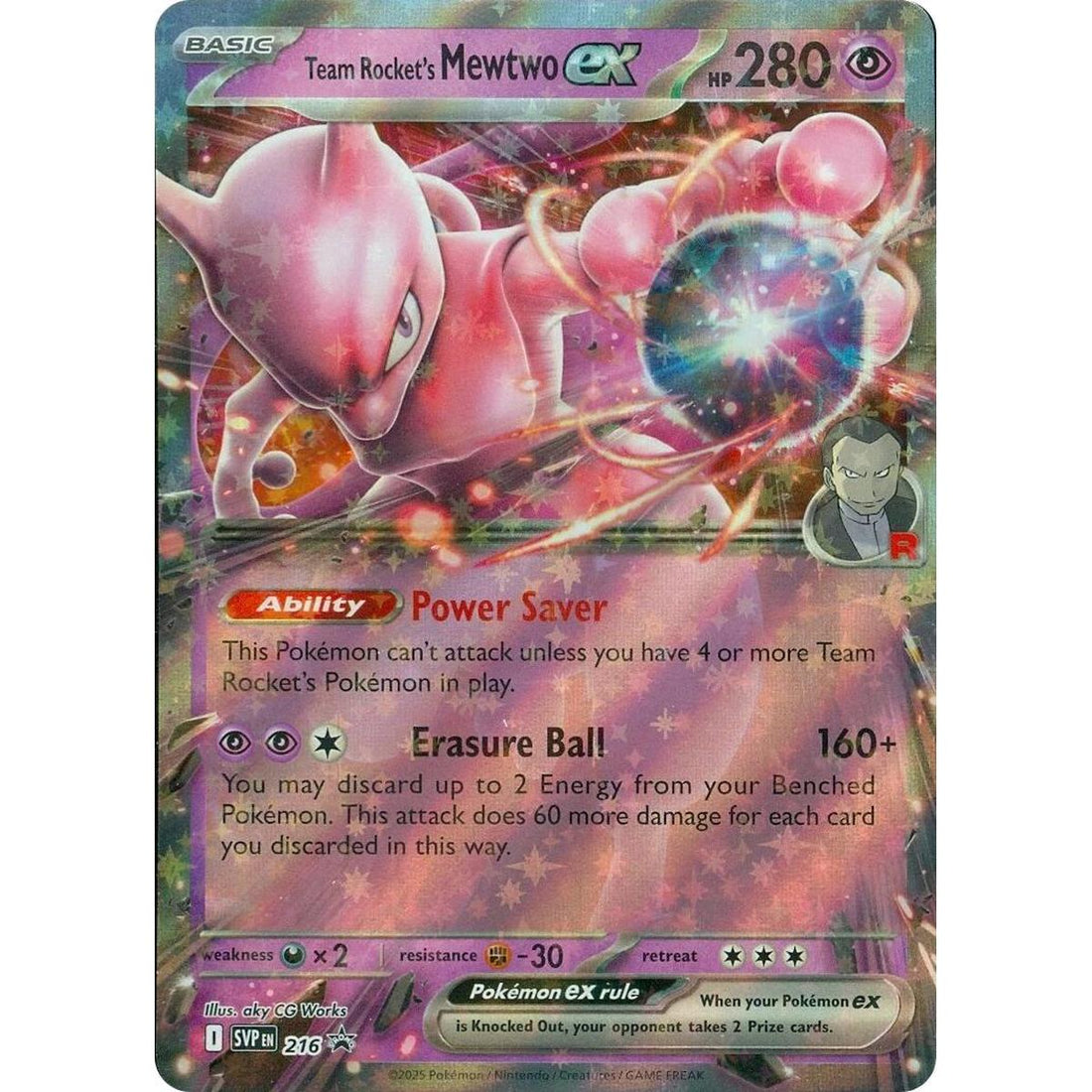 Team Rocket's Mewtwo ex - 216