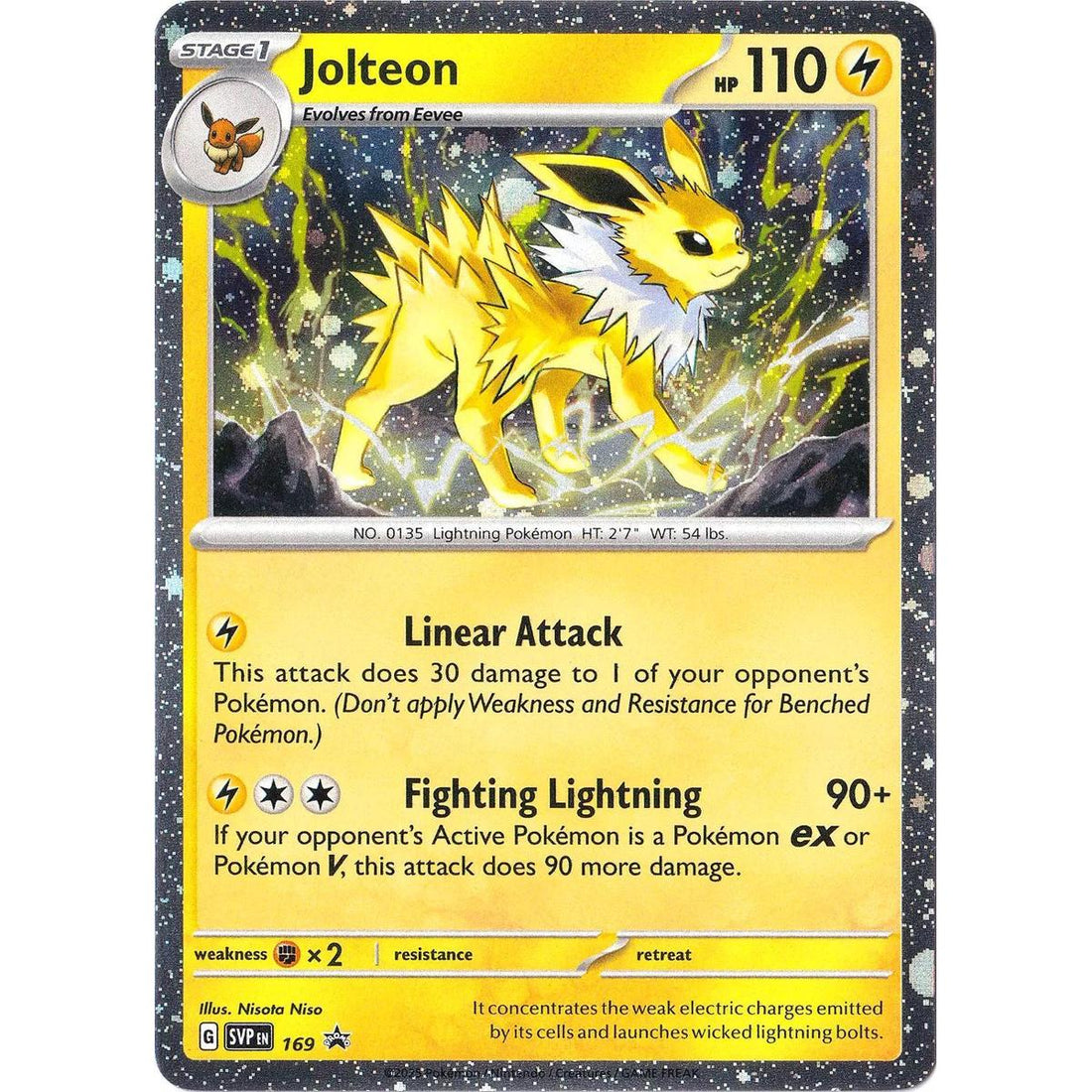 Jolteon - 169 (Cosmos Holo)