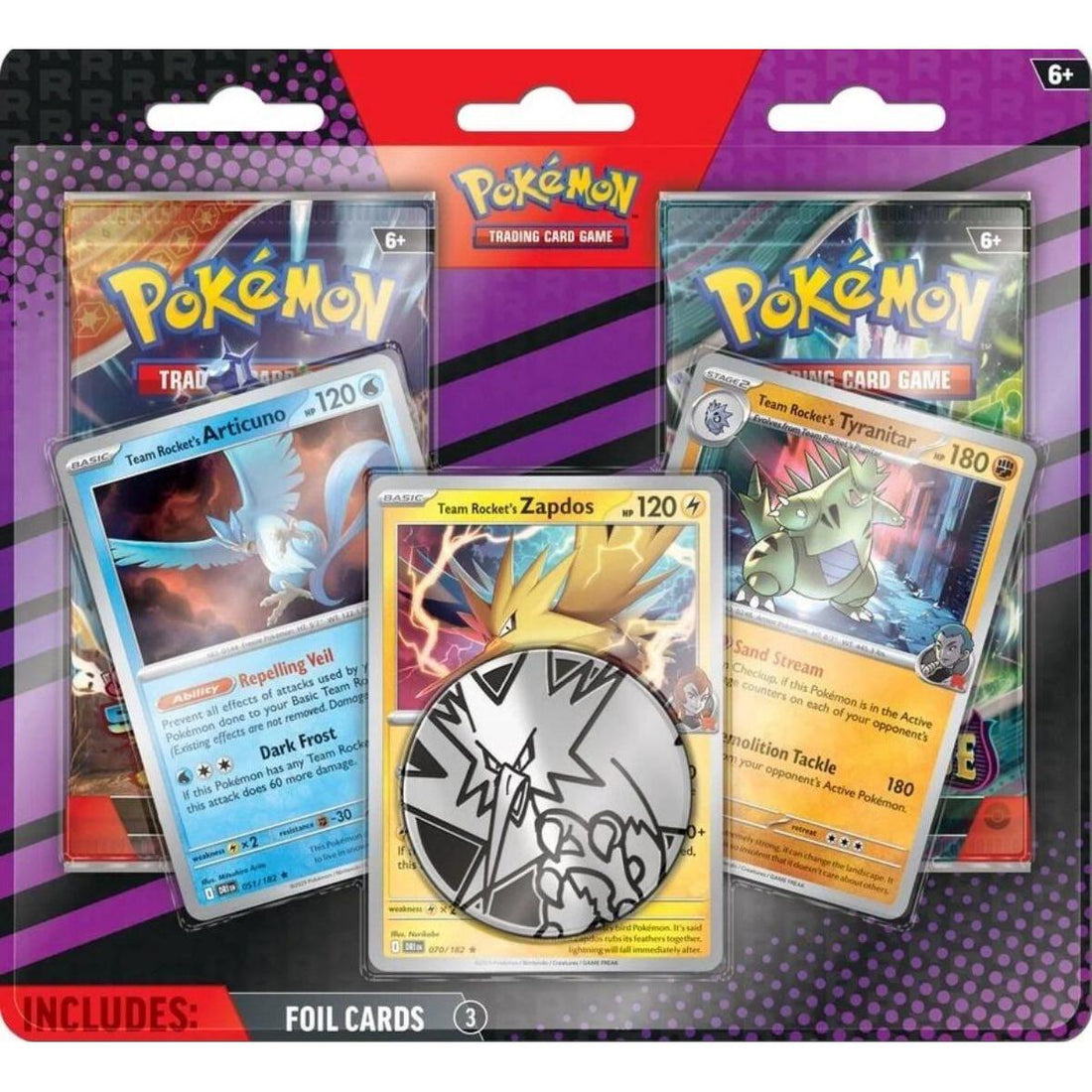 2-Pack Blister Pack [Team Rocket's Articuno, Zapdos & Tyranitar]