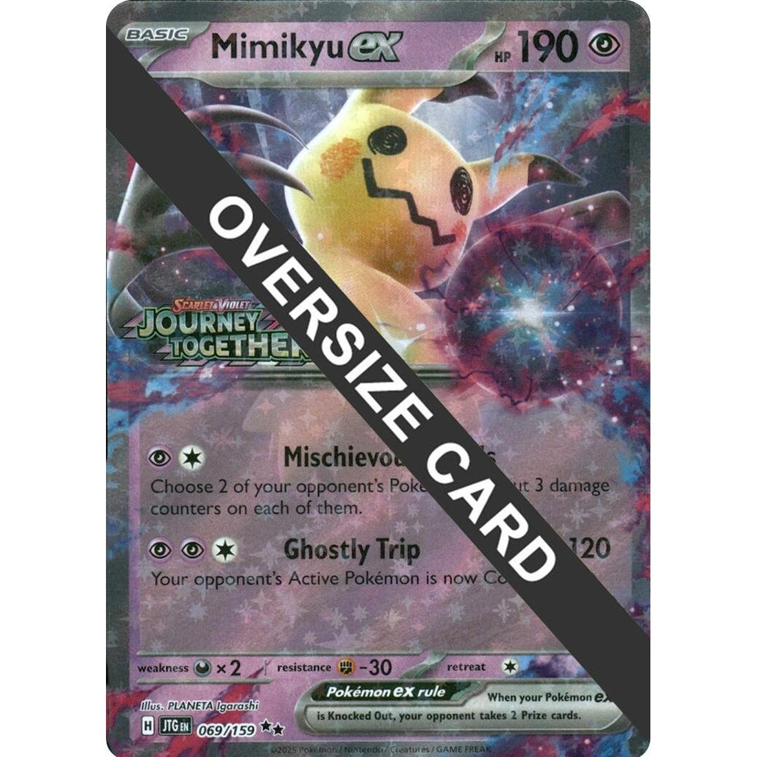 Mimikyu ex (Journey Together Stamped)