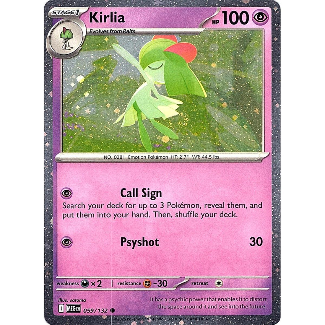 Kirlia (Cosmos Holo)