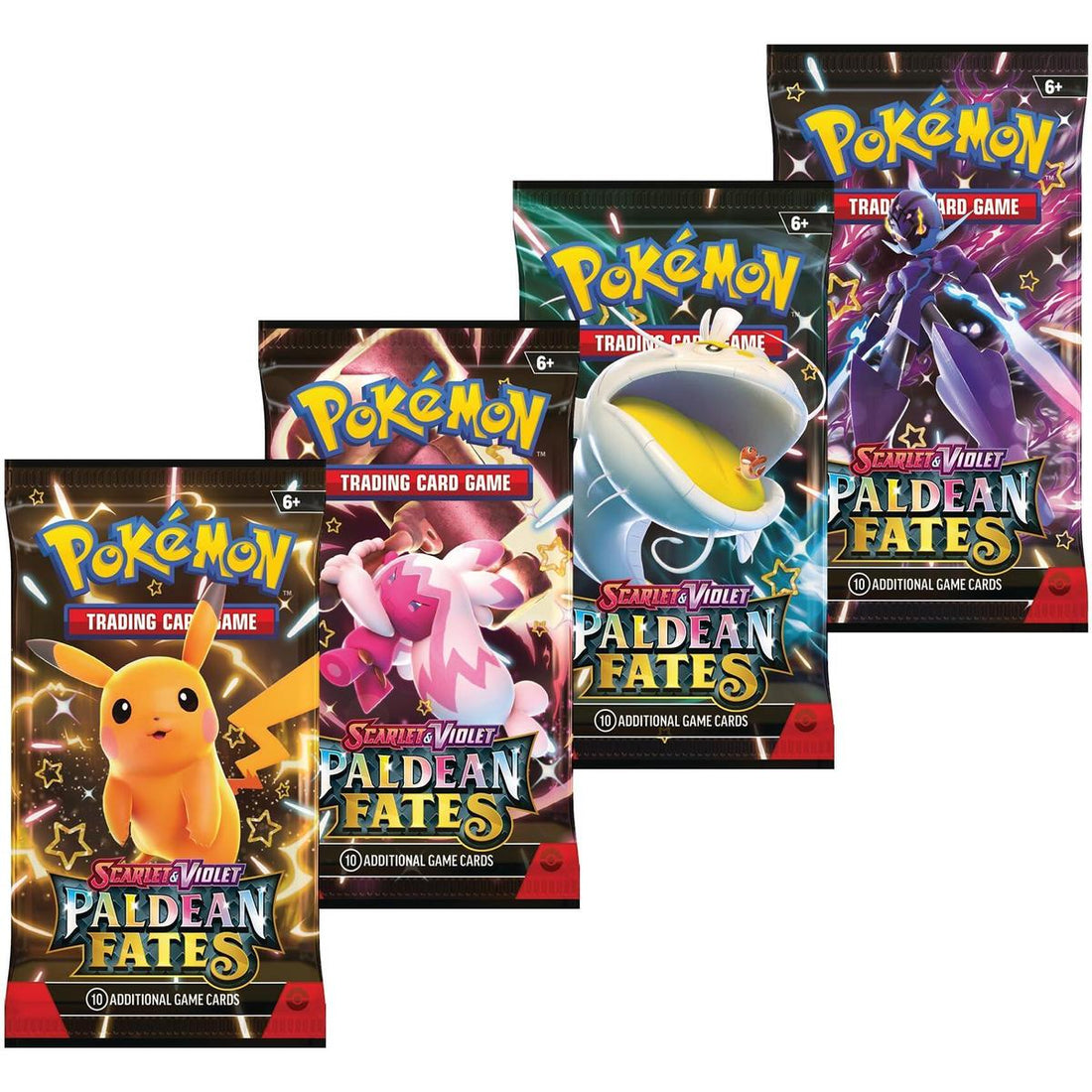 Paldean Fates Booster Pack Art Bundle [Set of 4]