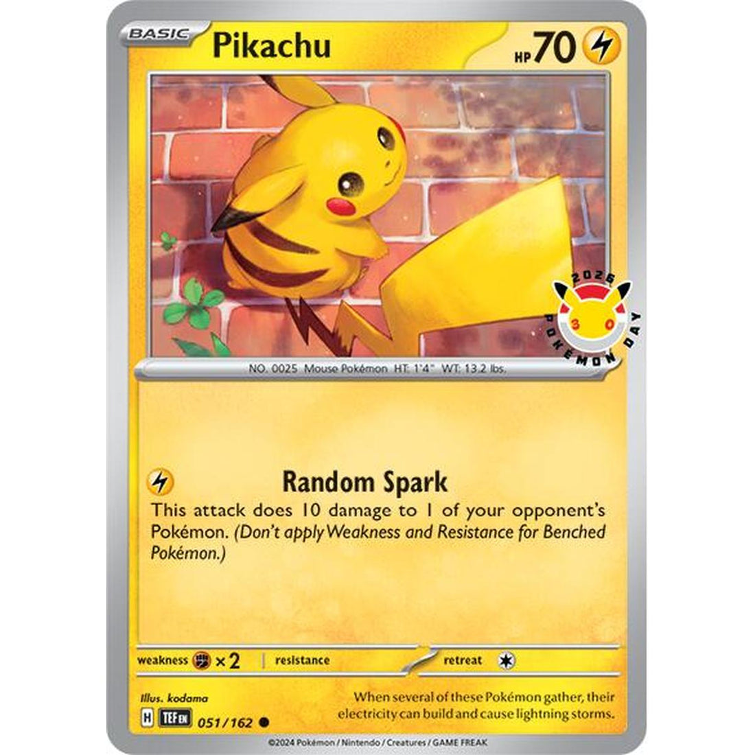 Pikachu (Pokemon Day 2026)
