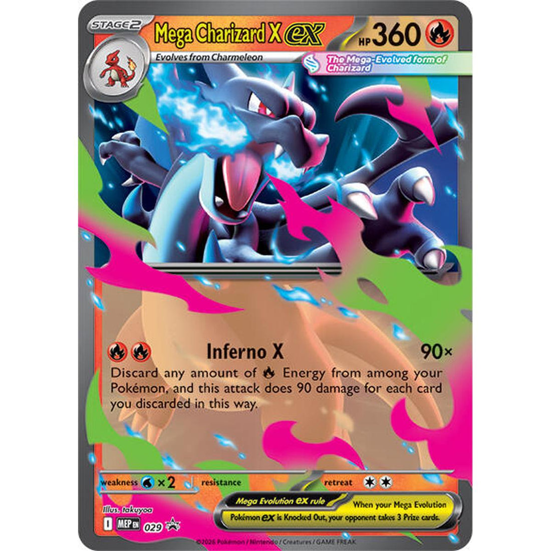Mega Charizard X ex - 029