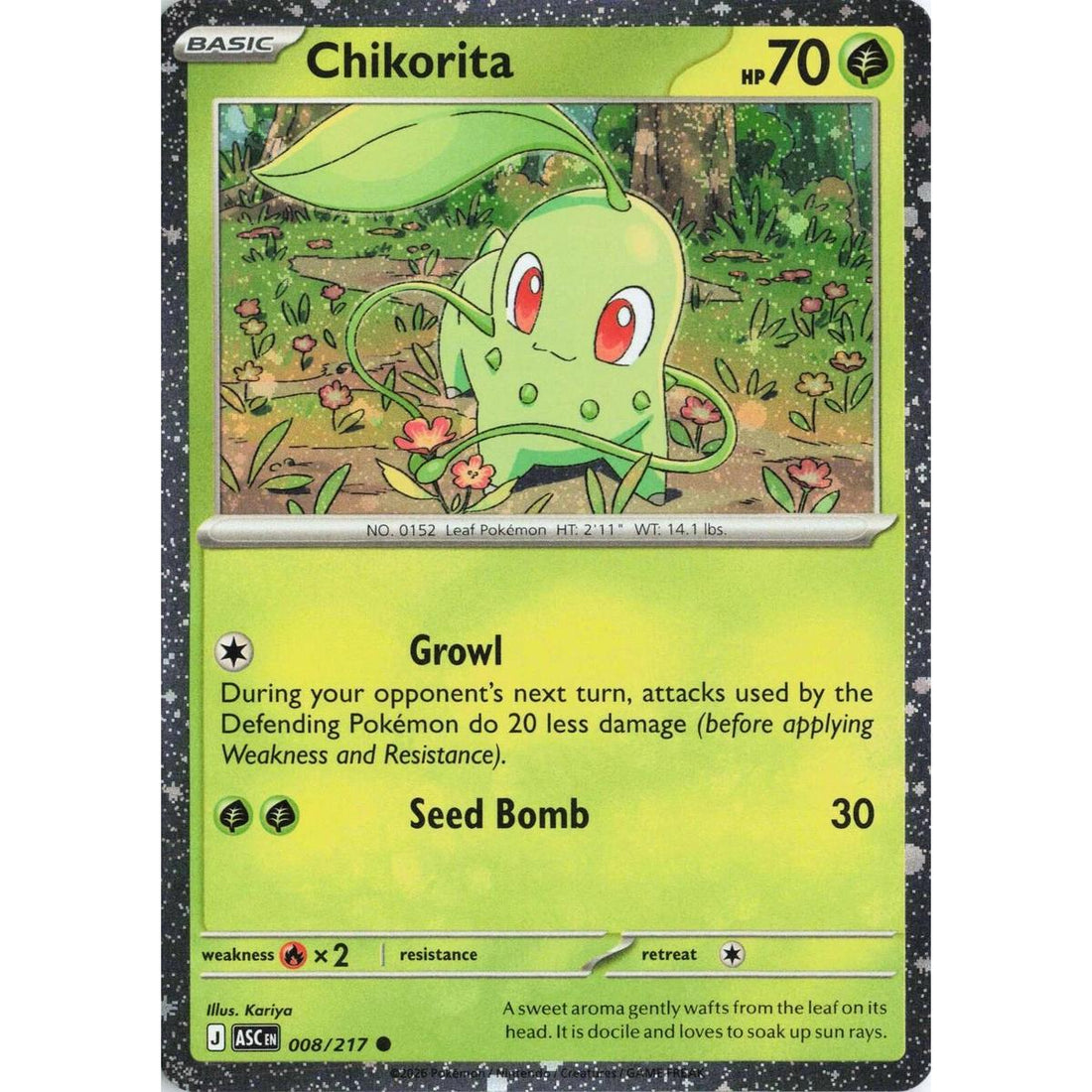 Chikorita (Cosmos Holo)