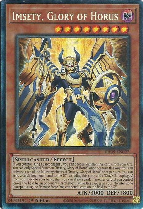 Imsety, Glory of Horus (Collector's Rare)