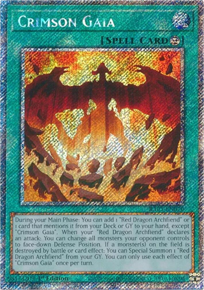 Crimson Gaia (Platinum Secret Rare)
