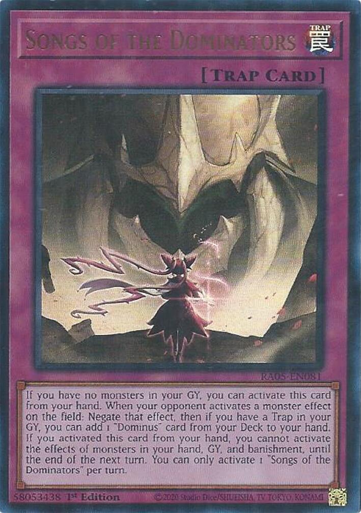 Songs of the Dominators (Ultra Rare)