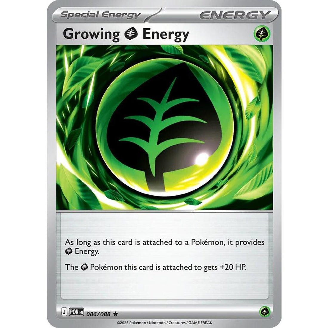 Growing Grass Energy - 086/088 (Non-Holo)
