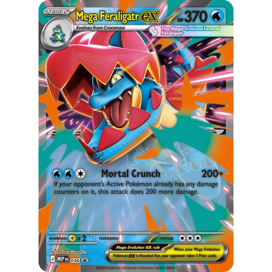 Mega Feraligatr ex