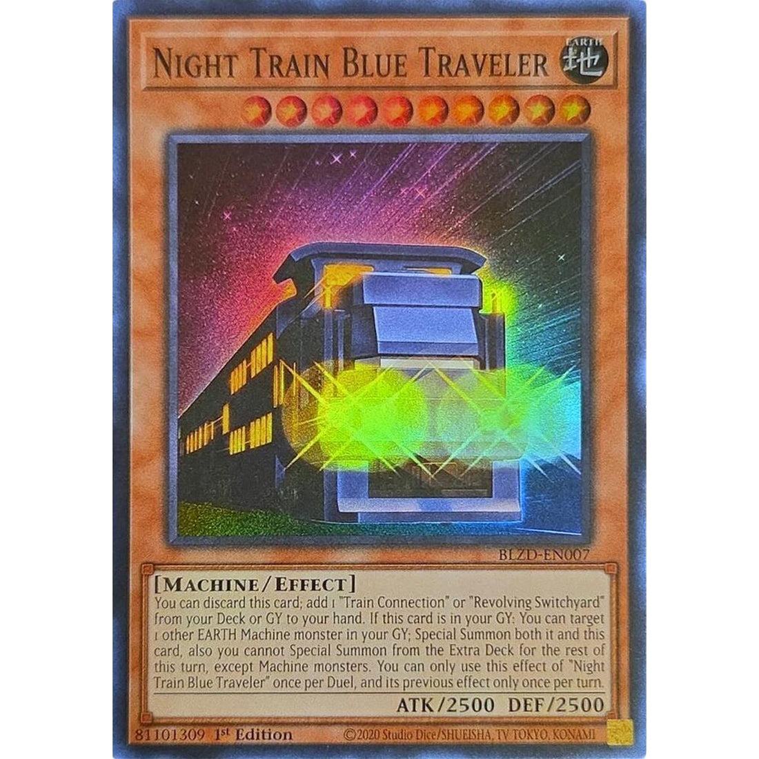 Night Train Blue Traveler