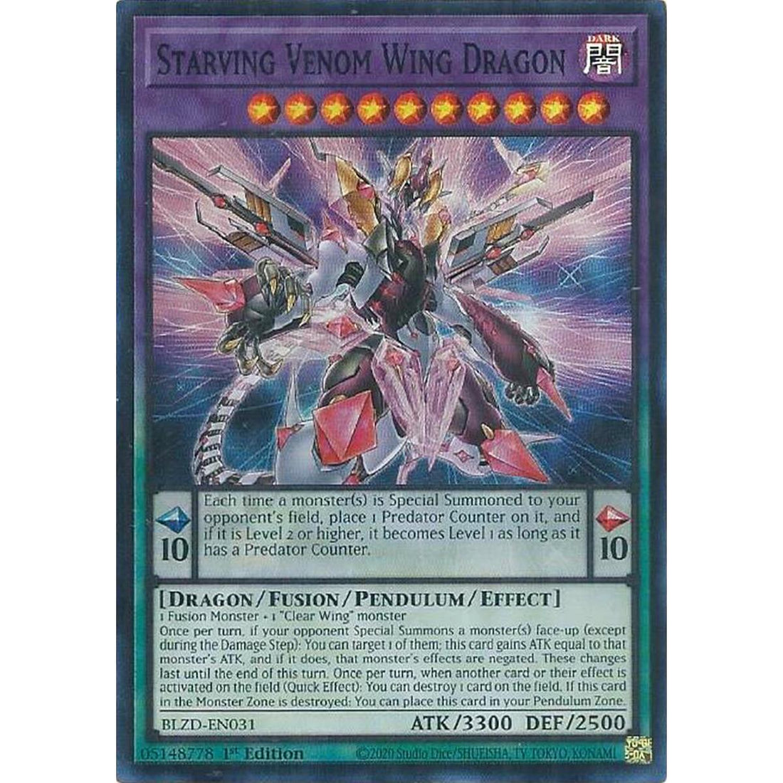 Starving Venom Wing Dragon