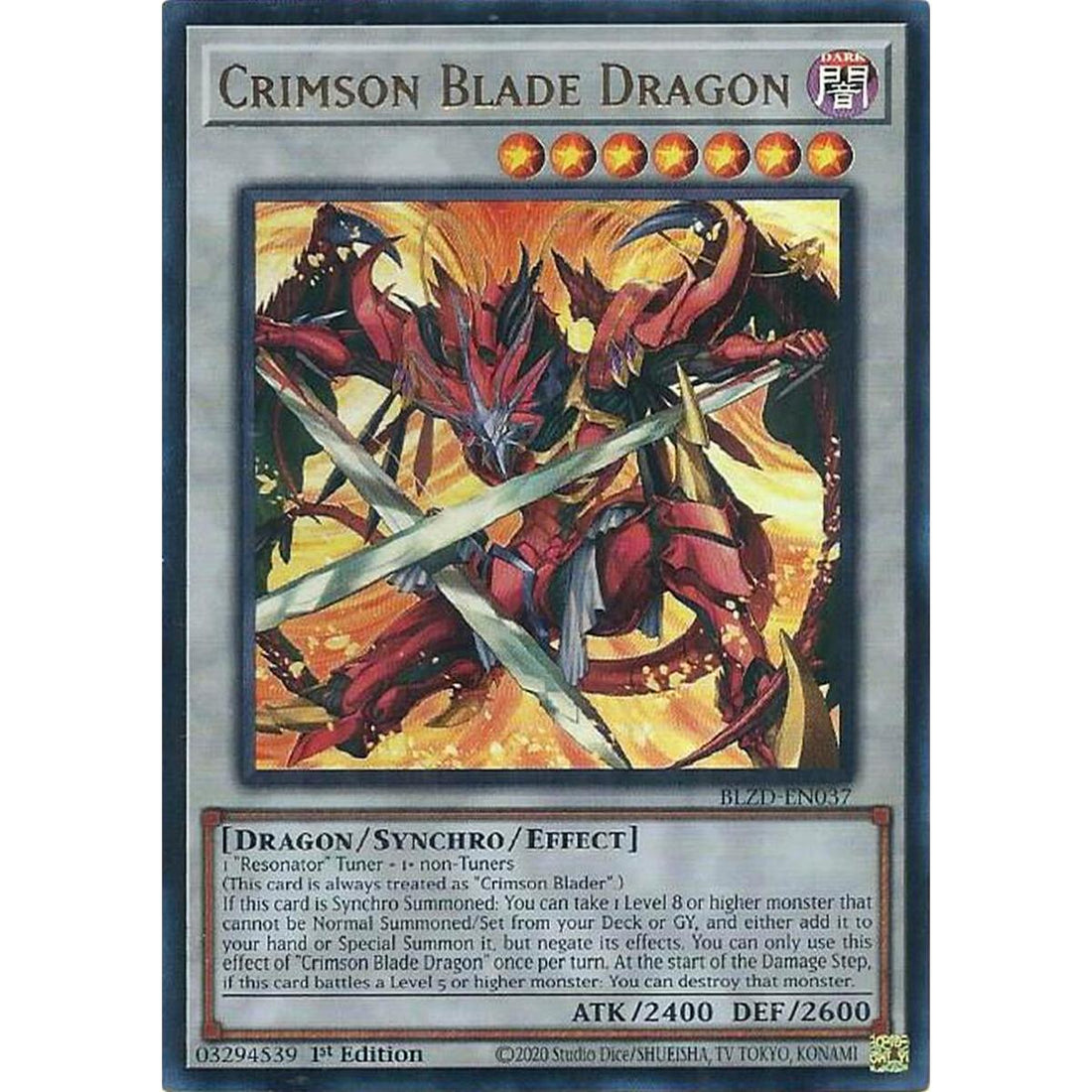 Crimson Blade Dragon