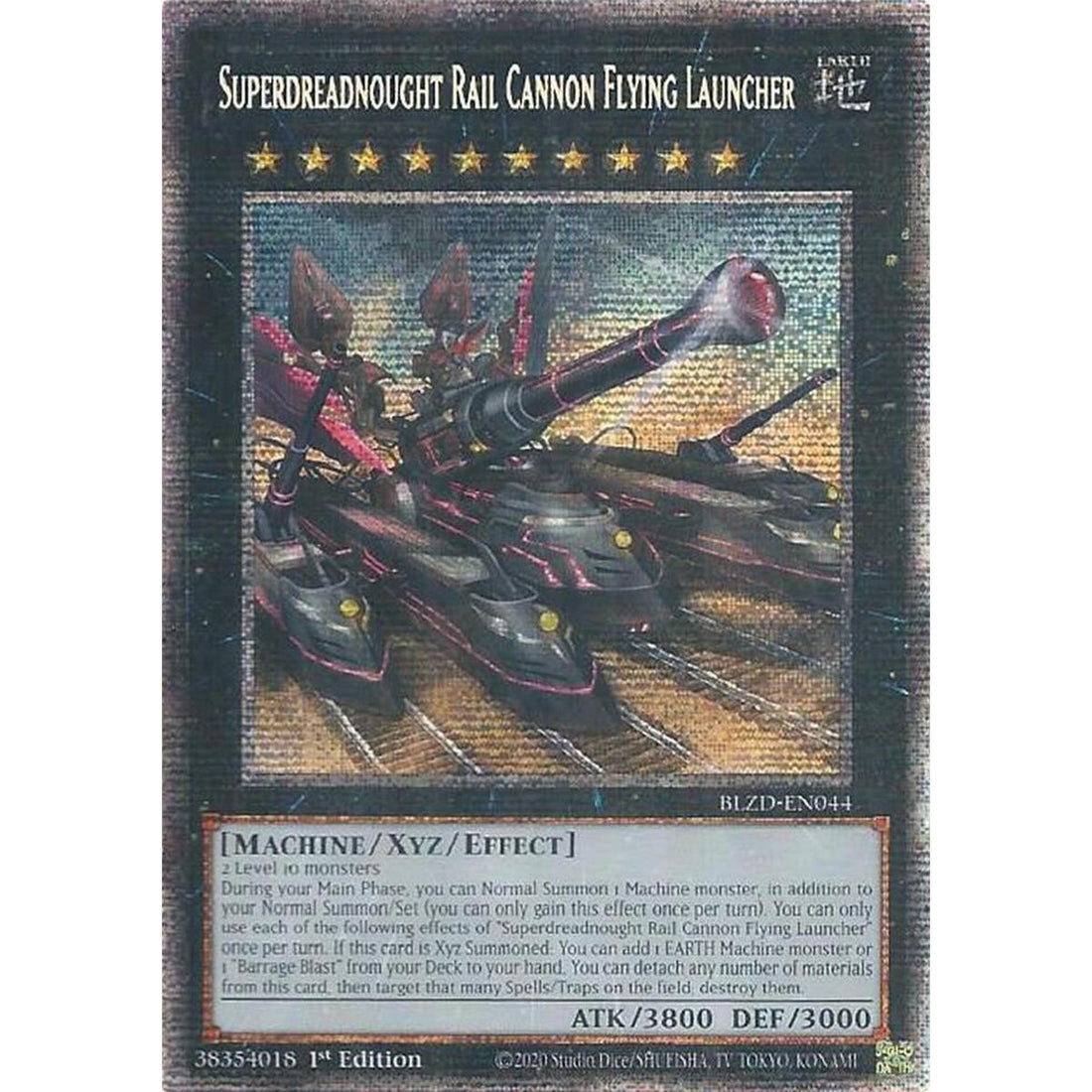 Superdreadnought Rail Cannon Flying Launcher (Starlight Rare)