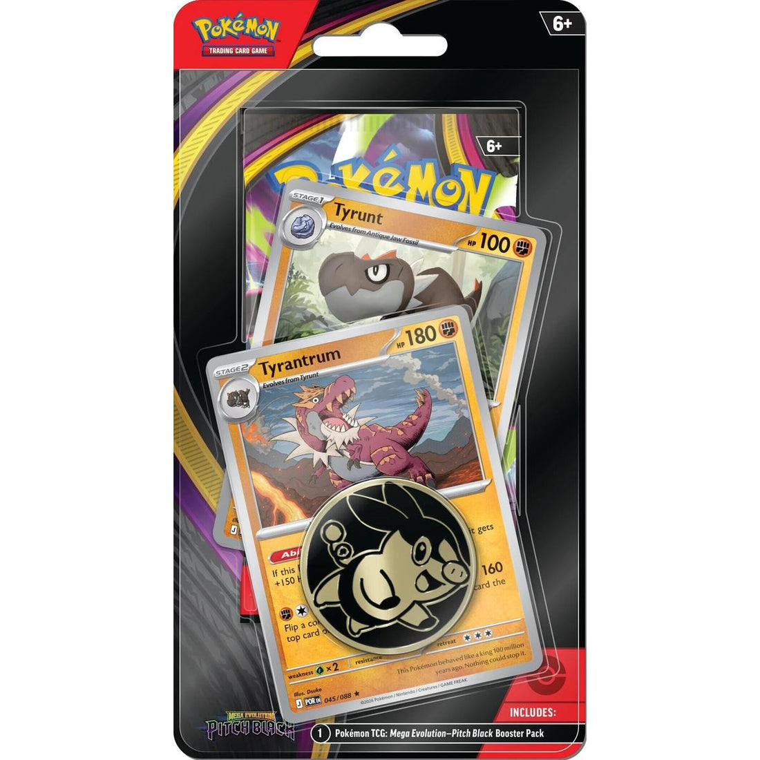 Pitch Black Premium Checklane Blister [Tyrunt, Tyrantrum] (Target Exclusive)