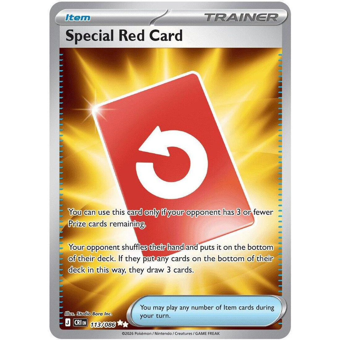 Special Red Card - 113/086