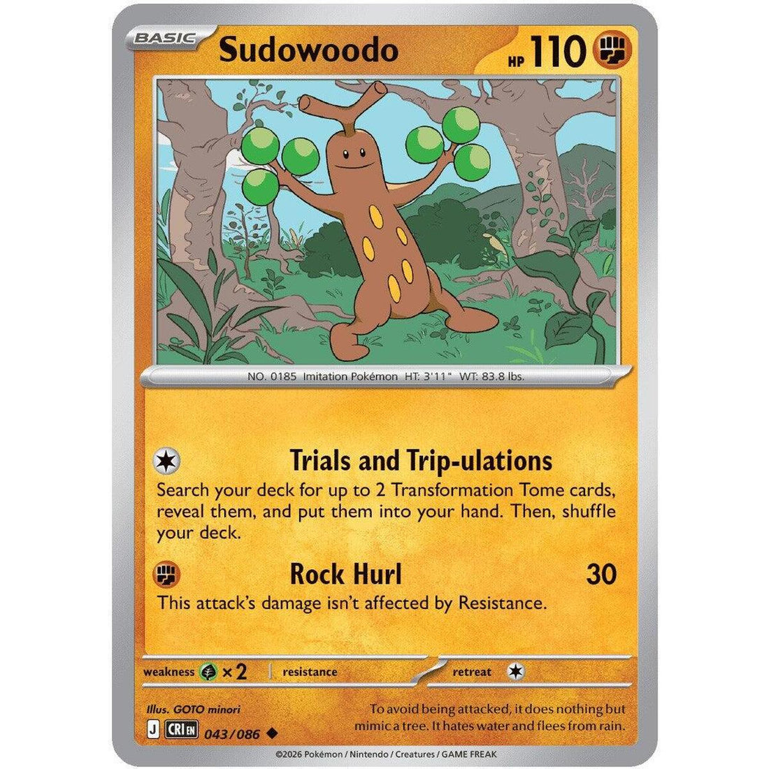Sudowoodo