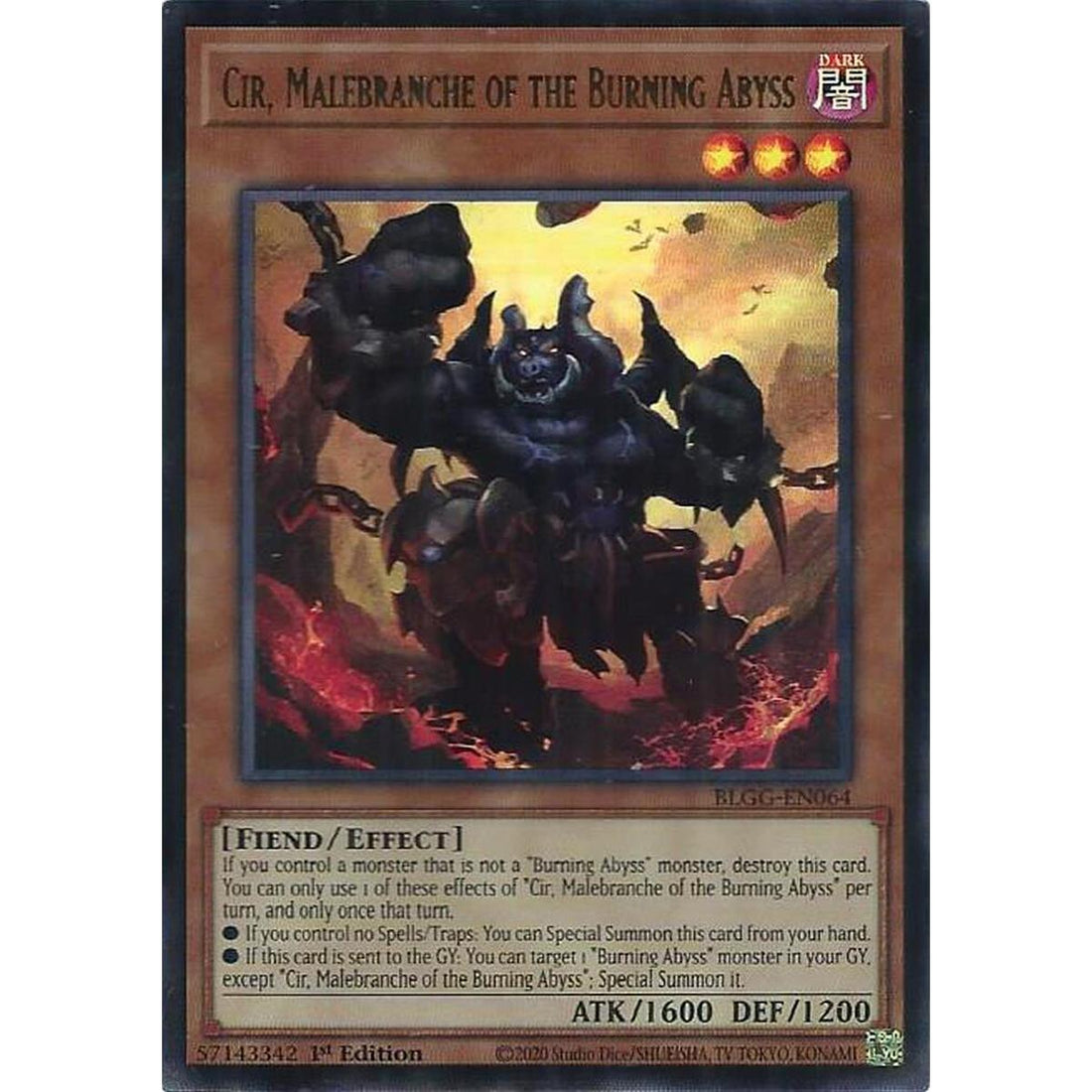 Cir, Malebranche of the Burning Abyss