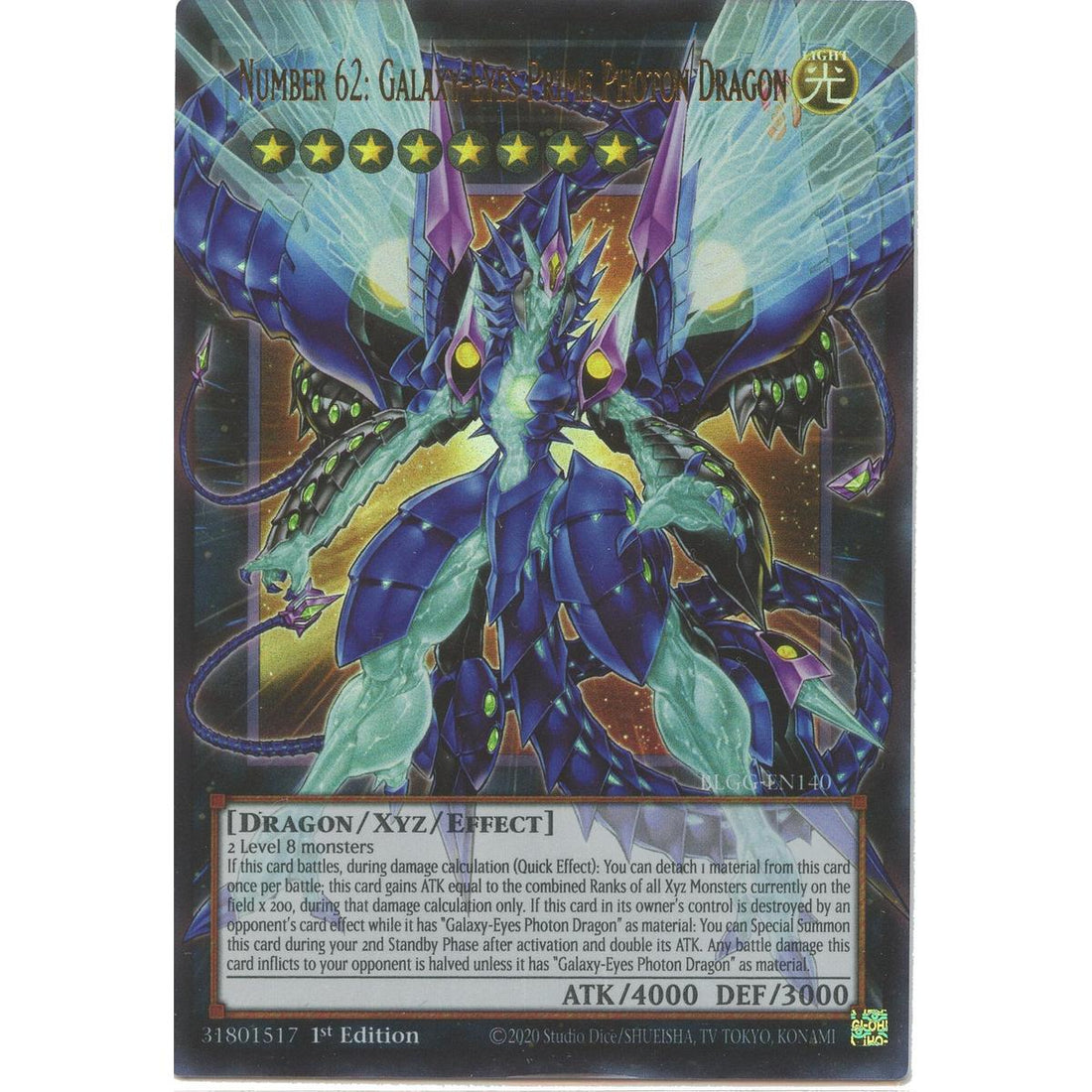 Number 62: Galaxy-Eyes Prime Photon Dragon