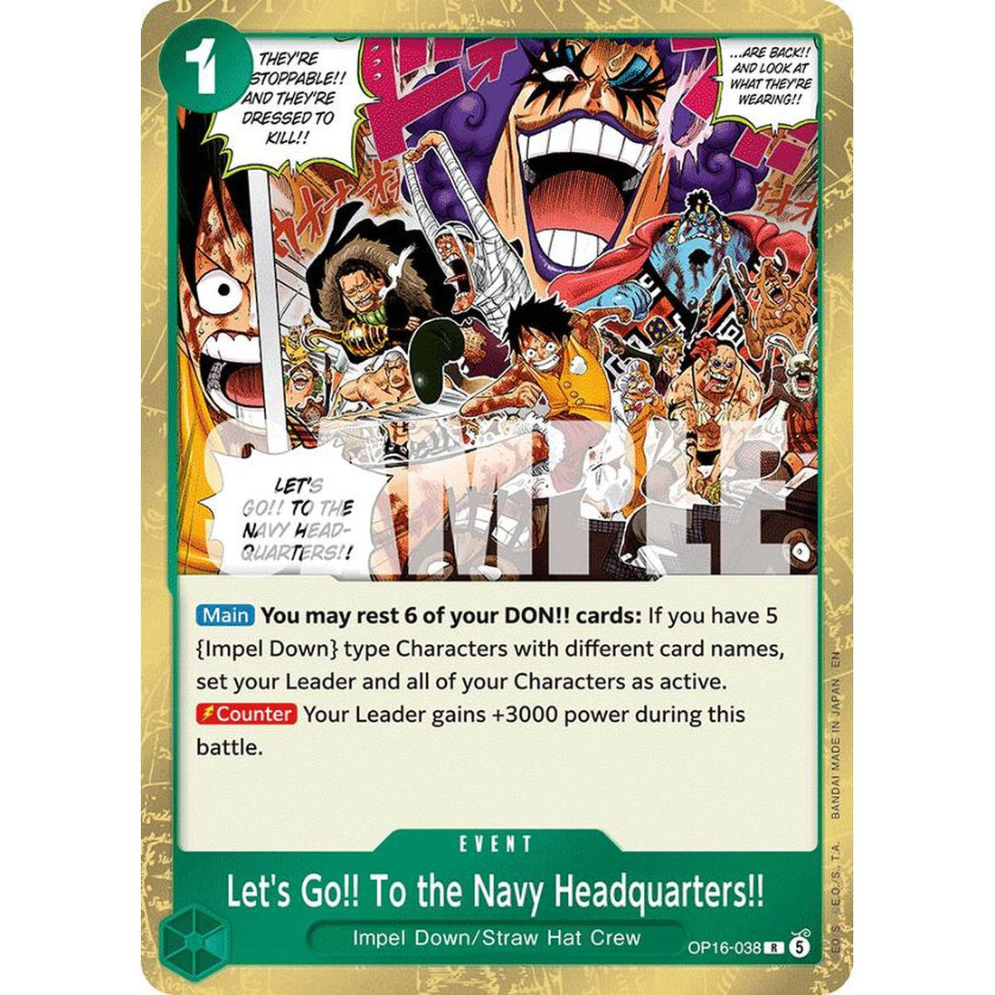 Let's Go!! To the Navy Headquarters..