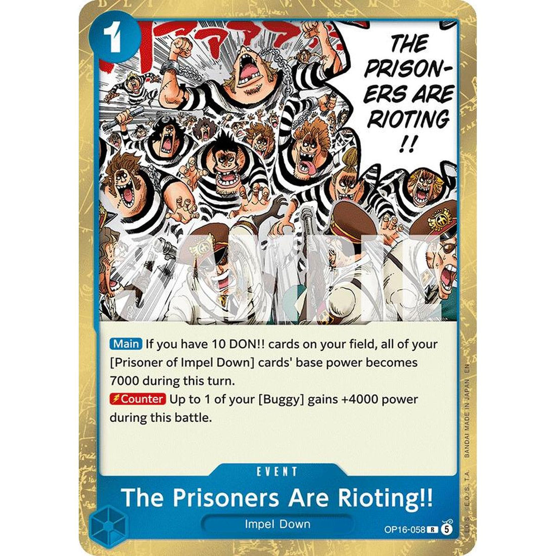 The Prisoners Are Rioting!!