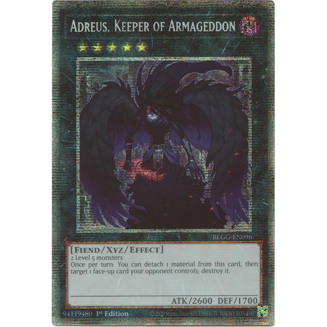 Adreus, Keeper of Armageddon (Starlight Rare)
